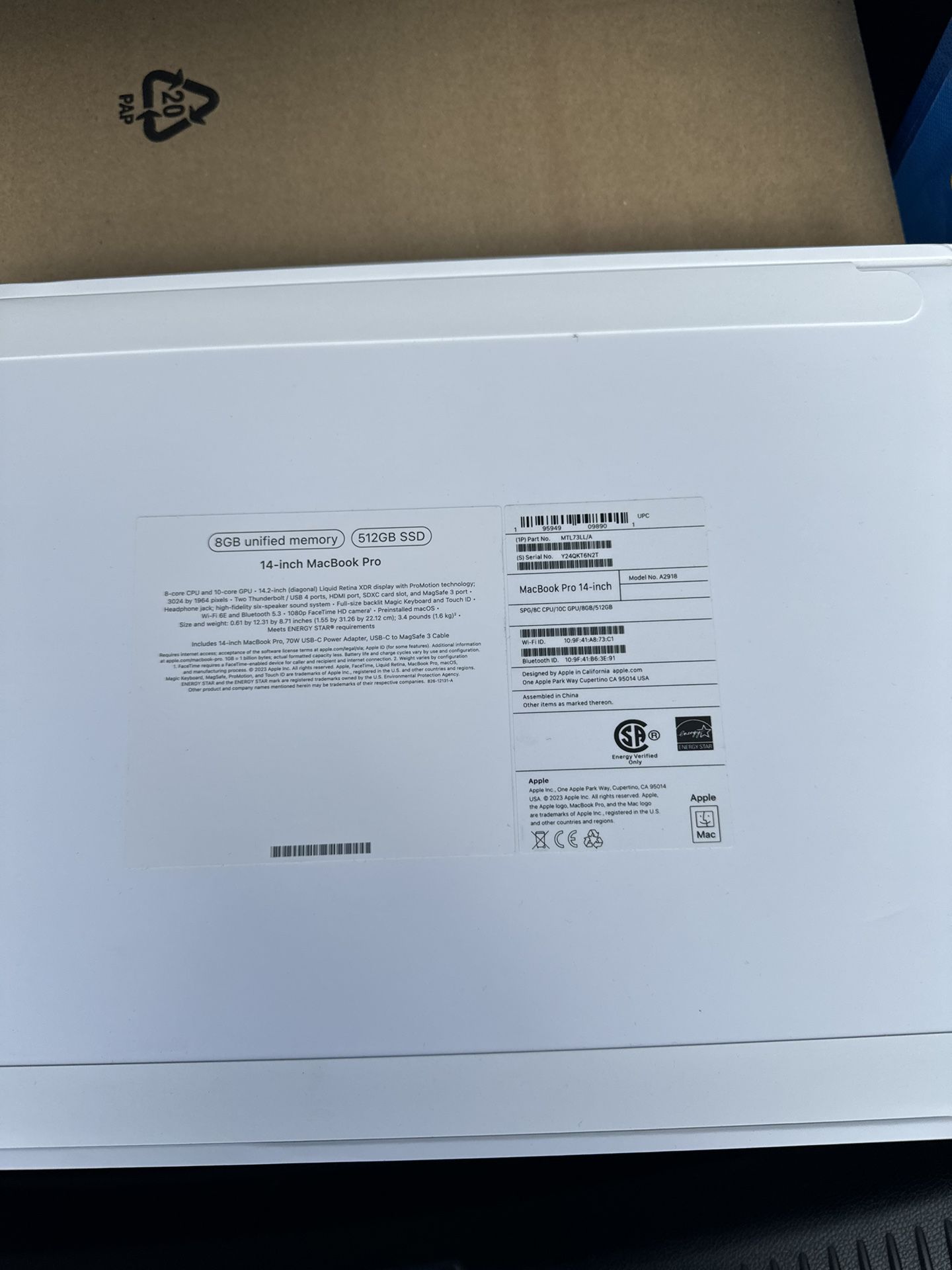 MacBook Pro 14 Inch 