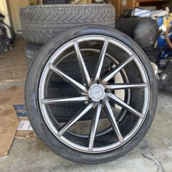 Vossen 22in Rims And Tires