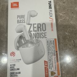 JBL Tune Flex True Wireless Earbuds, White