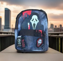 Scream Ghostface Ghost Face glow-in-the-dark backpack