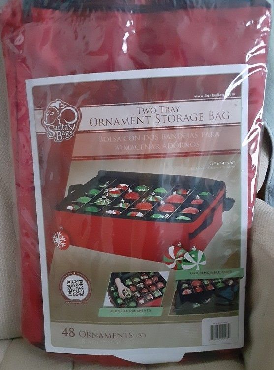 Christmas Ornament Storage Santa's Bags