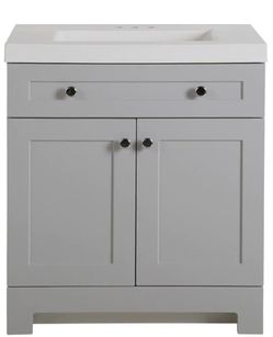 Glacier Bay Everdean 30in Bath Vanity With Vanity Top