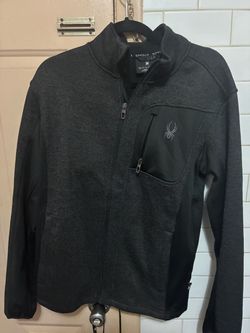 Spyder Dark Gray Fleece Pullover Jacket