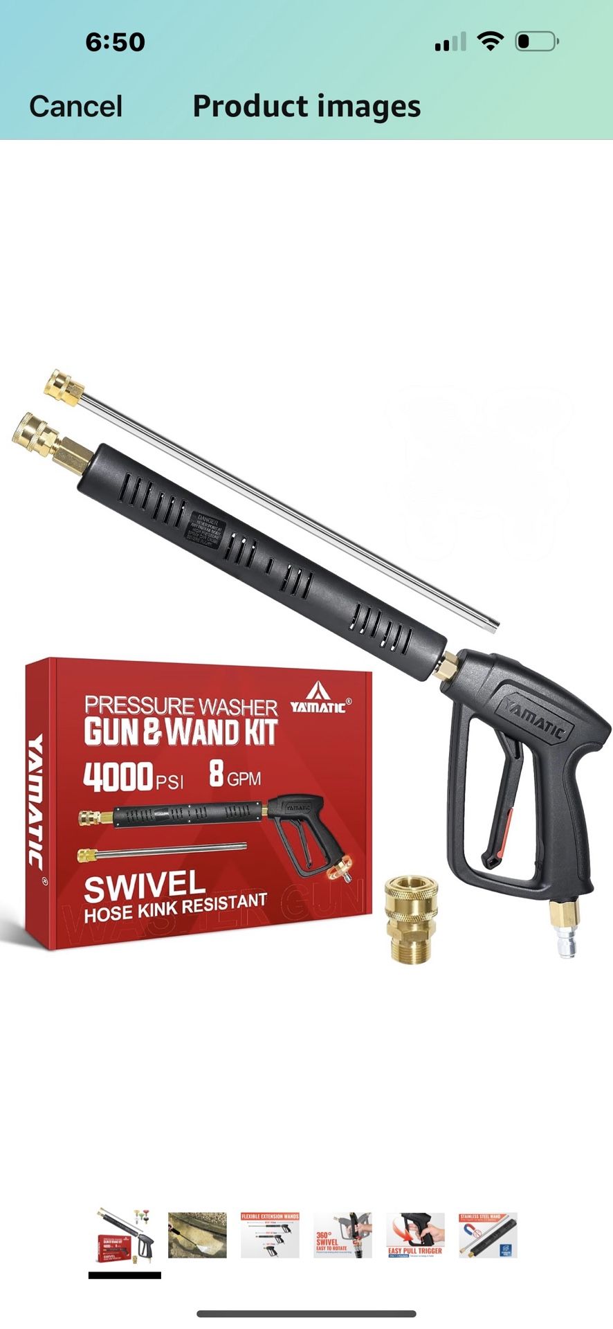 YAMATIC Pressure Washer Gun Wand