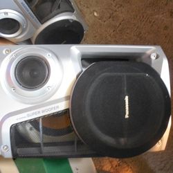 Panasonic 2 Way Bookshelf Speakers With Wires