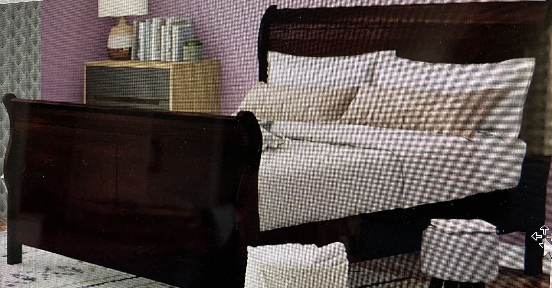 King Size Sleigh Bed Frame