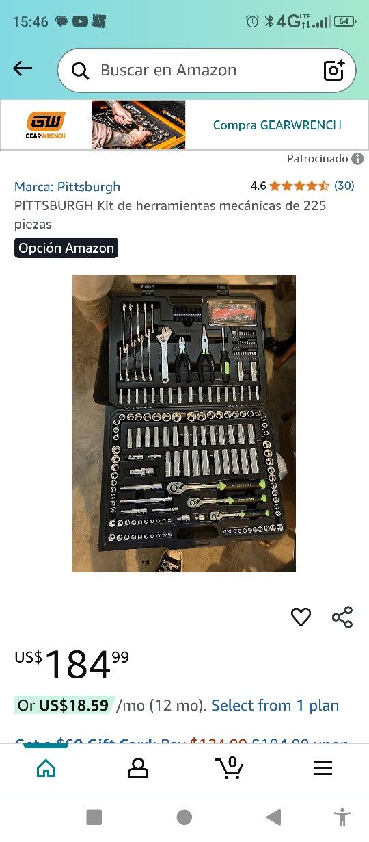 Pittsburgh basic mechanical tool kit