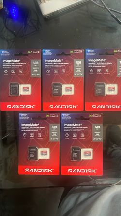 SanDisk ImageMate 128GB microSDXC Card  (5-Pack)
