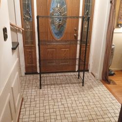 Black Metal Storage Shelf/ Book Shelf 