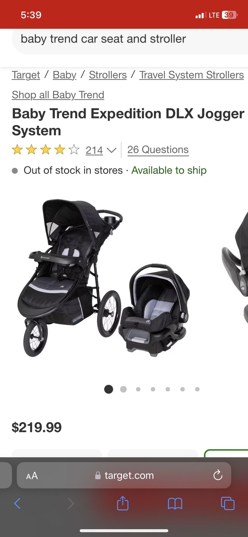 Baby Trend Car Seat And Strollers 