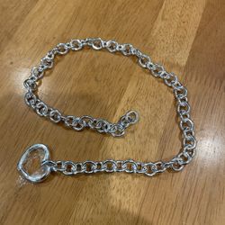 Tiffany Open Heart Necklace 17”