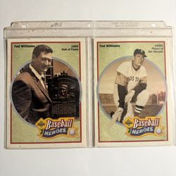 92’ Upper deck Ted Williams Set