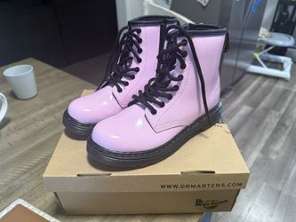 Dr. Martens pink boots