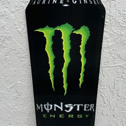 Monster Energy Drink Can Advertisement Display 