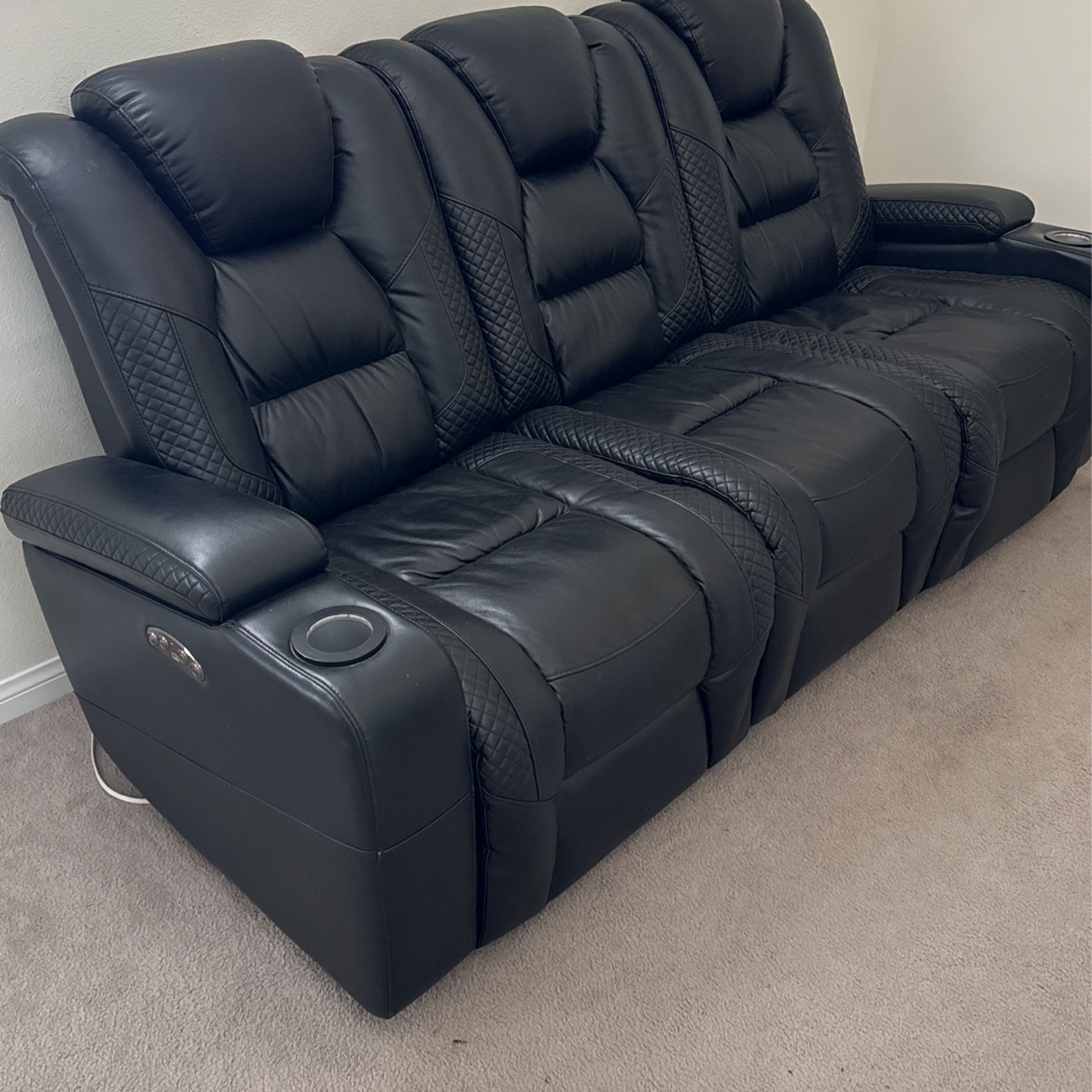 Two 3 Seater Reclining Couches $600