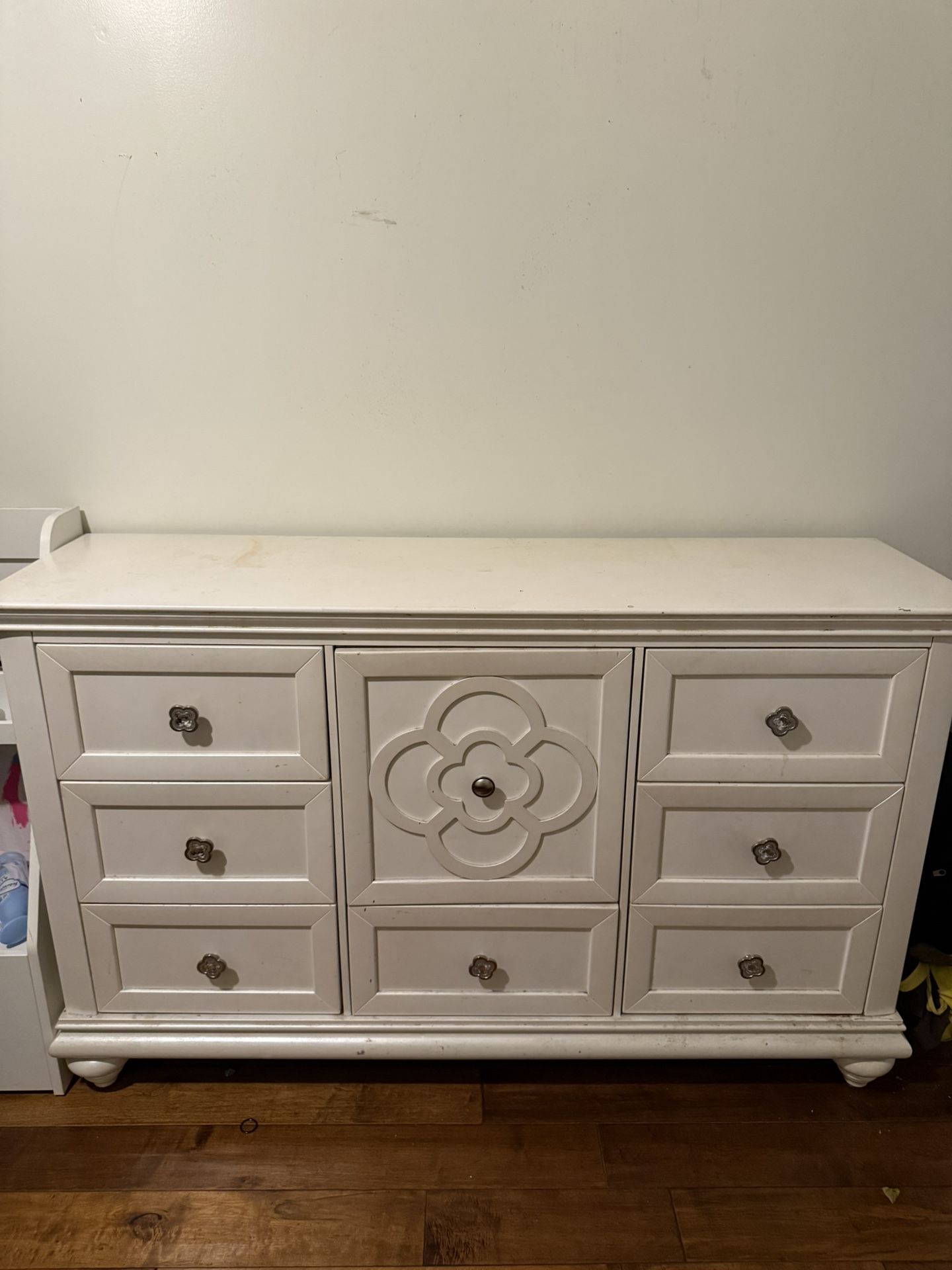 Living Spaces White Dresser
