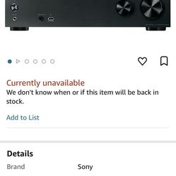 Home Theatre Package — Sony Receiver 7.2 Channel W/ Bose Speakers, PolkAudio Subwoofer And Sony BLu-ray Player 