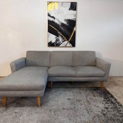 Gray 3-Seater Sectional Sofa