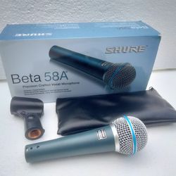 Shure Beta 58A Precision Crafted Vocal Microphone 