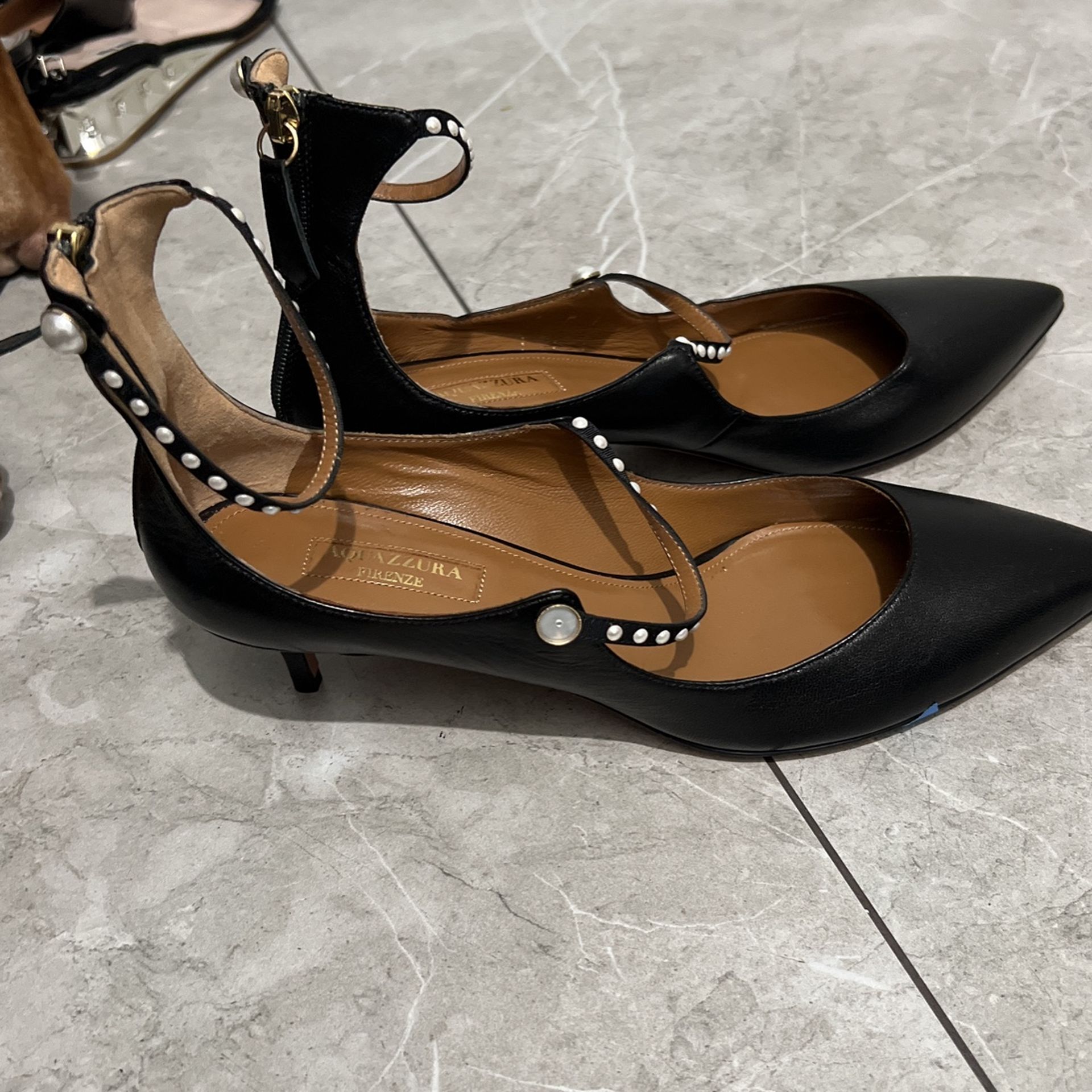 Authentic Aquazzura Kitten Pumps Size 38,All Products : American Fashion Style Bags On Sale