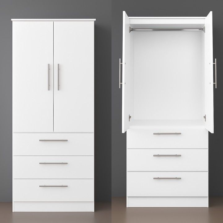 White Wardrobe / Armarios Blancos 🚚[Fast Delivery]💨