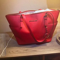 Michael Kors Saffiano Leather Tote Bag
