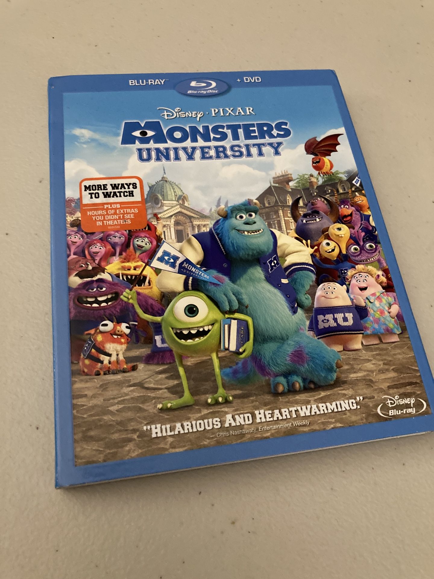 “Monsters University” Blu-Ray Combo Pack - New