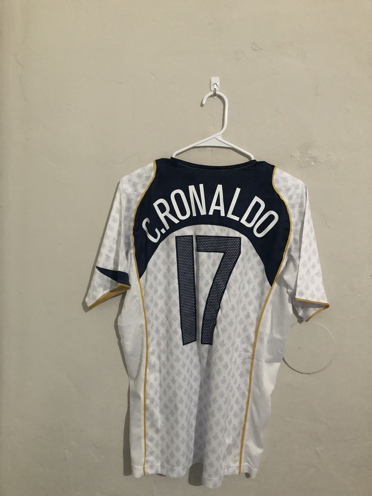 Portugal 2004 Away Ronaldo Jersey (medium Large XL)