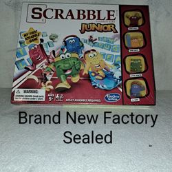 Brand New Factory Sealed Hasbro Scrabble Junior