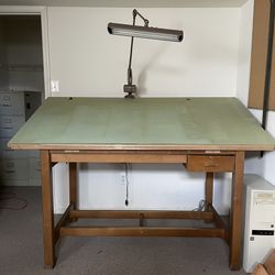Wooden Drawing Table 