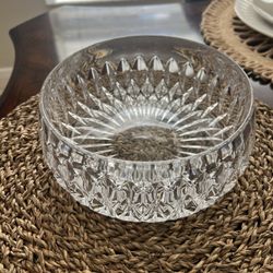 Beautiful Glass Bowl (heavy) 7 1/2 X 3 1/2