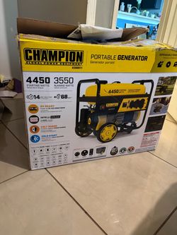 Champion 4450/3550W Generator - Brand New / Unused
