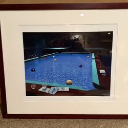 Water Pool Table print