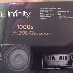Infinity 1000s Subwoofers