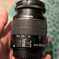 Canon 18-55mm EFS f3.5-5.6 With Camera bag And Acessories