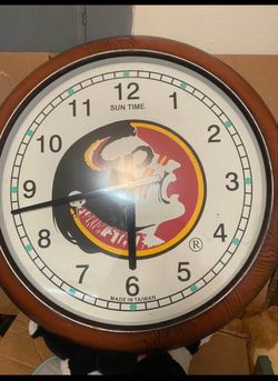 Large seminoles collectors clock