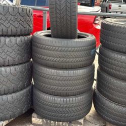 285 45 22 Bridgestone Alenza Set of 4 Used in Excellent Condition