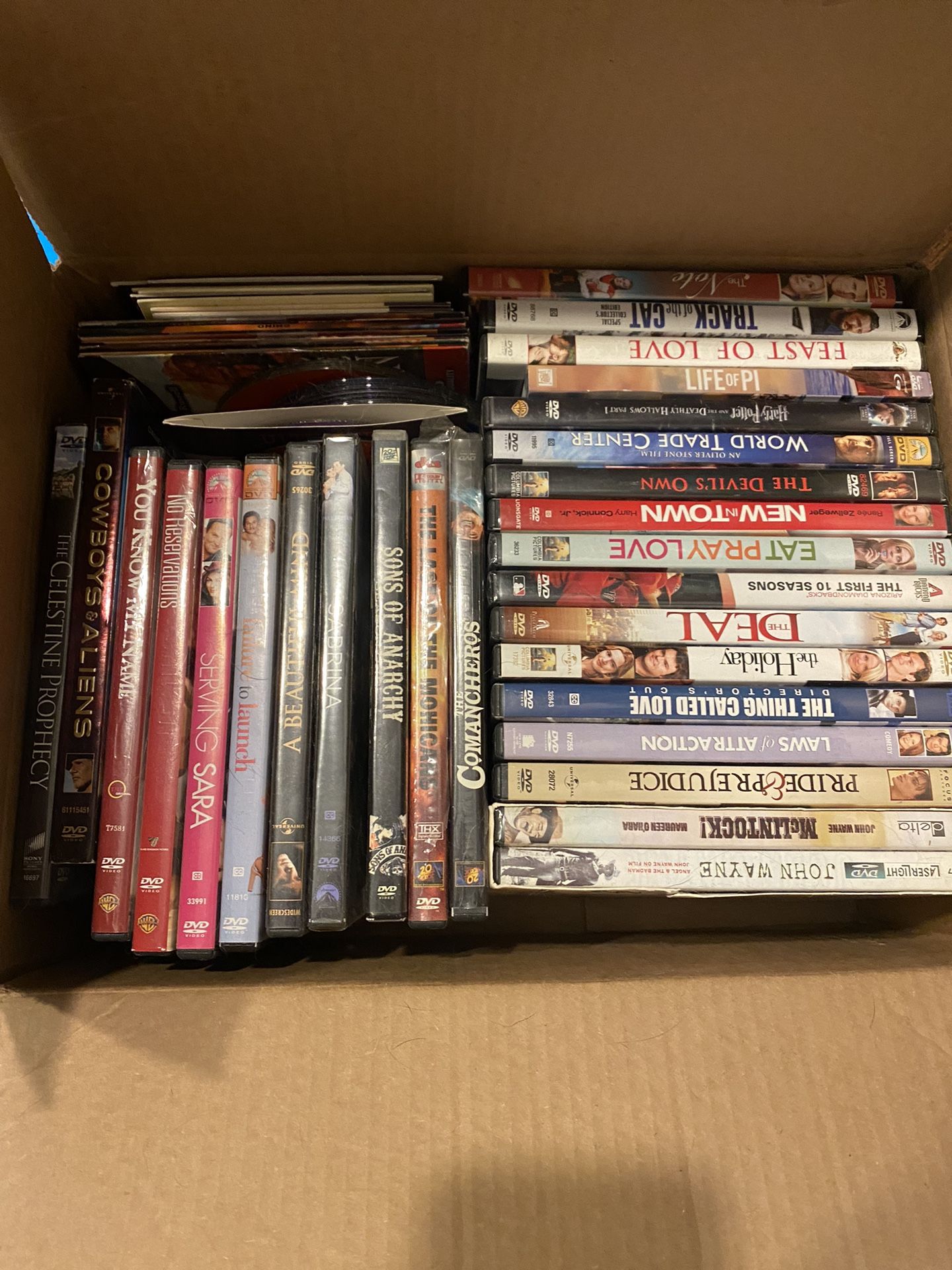 DVDs, VHS, CDs