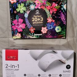 UV LED Lamp AND Gel Polish Set