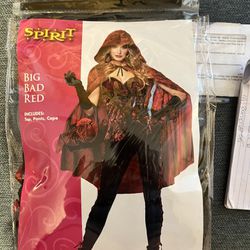 Spirit Halloween Big Bad Red Costume (sm  6-8)