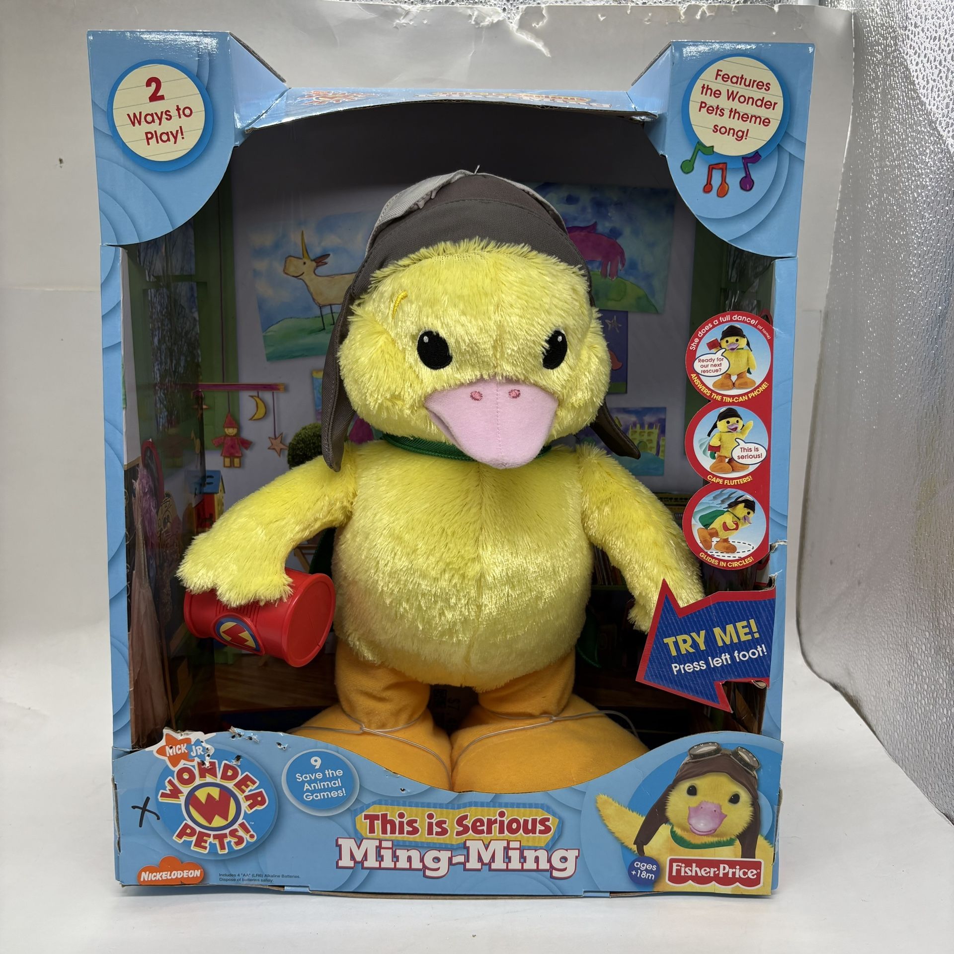 Fisher Price 2008 Wonder Pets This Is Serious Ming Ming Duckling Duck New!