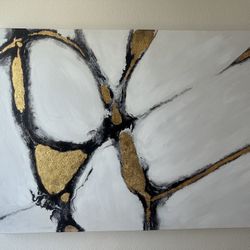 Beautiful Black And Gold Artwork