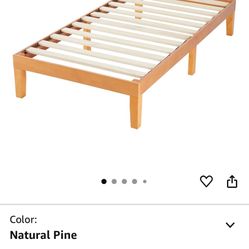 Twin Wood Bed Frame 