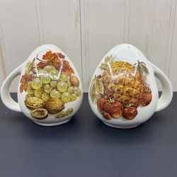 Vintage Ceramic Salt & Pepper Shakers 1972