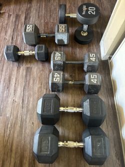 Dumbbell weights PRICES LISTED AT THE BOTTOM 👇👇👇