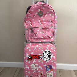 Travelers club unicorn luggage and backpack