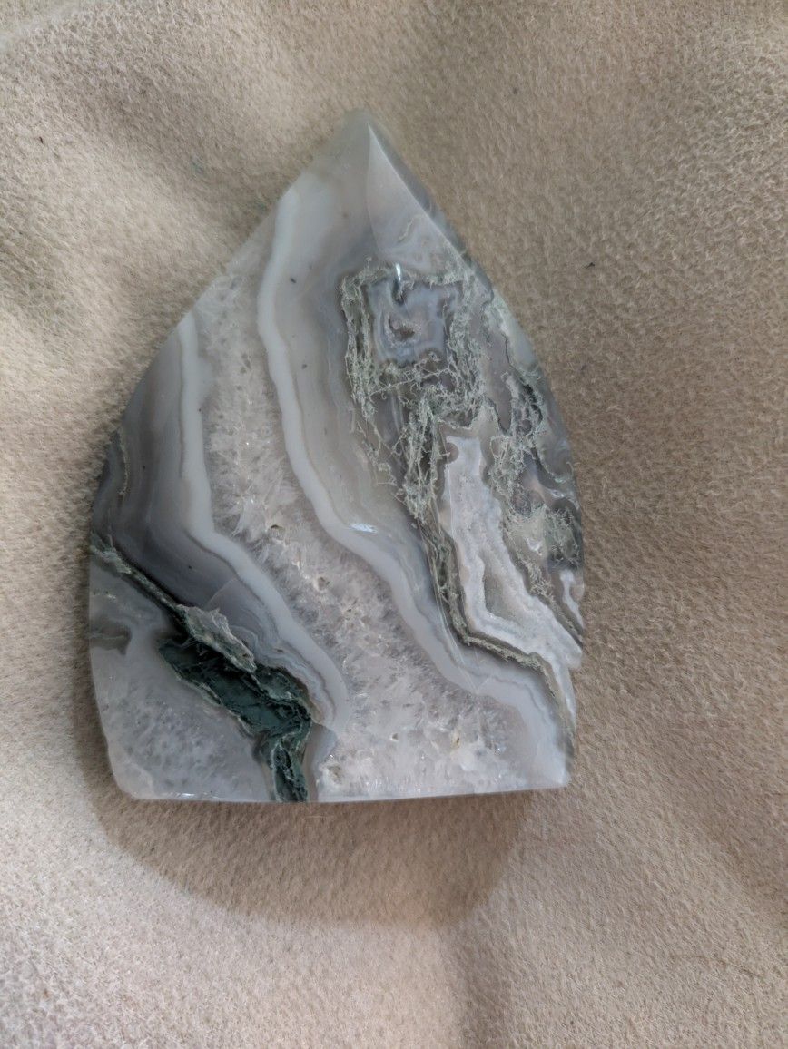 Crystal Agate Pyramid