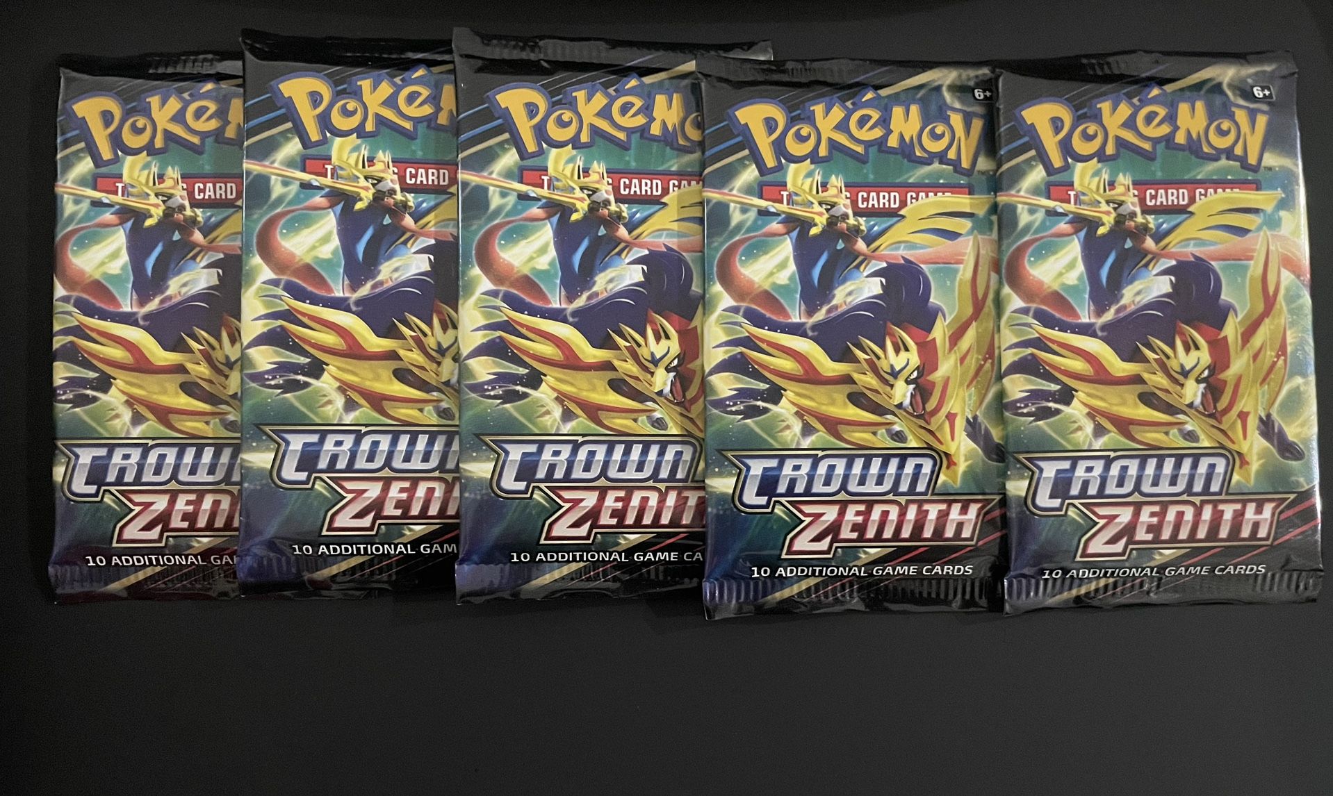 Pokemon Crown Zenith Galarian Booster Packs