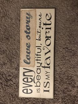 Beautiful Wooden “hang On Wall” Script For Sale In Garden Grove