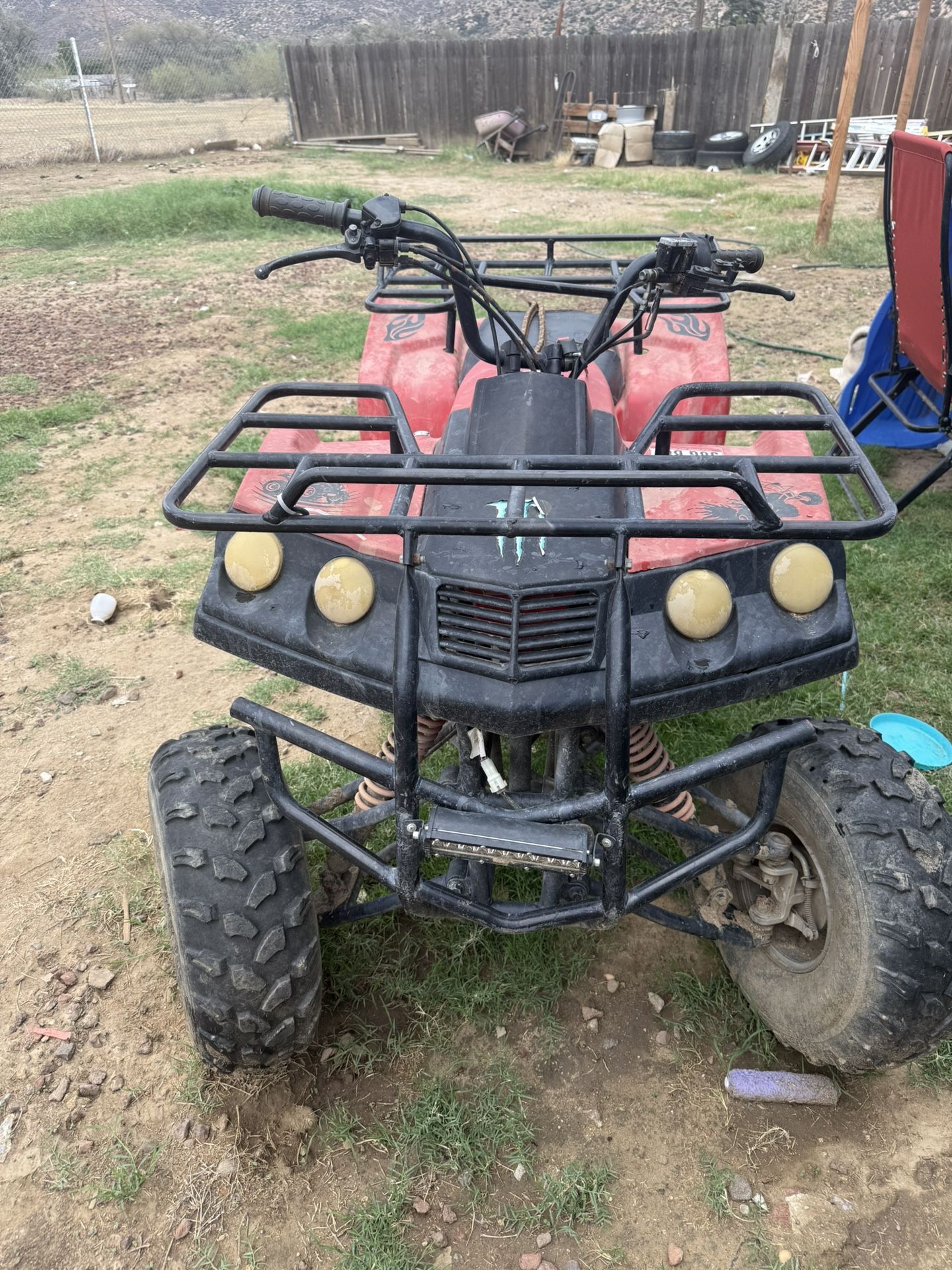 bikes and quad and generator